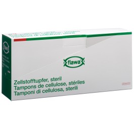 FLAWA tampons ouate cellu 4x5cm stérile 50 x 3 pce