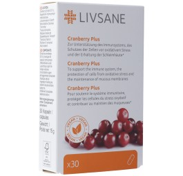 LIVSANE Cranberry Plus caps 30 pce