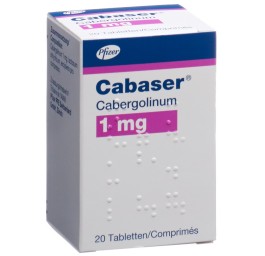 CABASER cpr 1 mg fl 20 pce