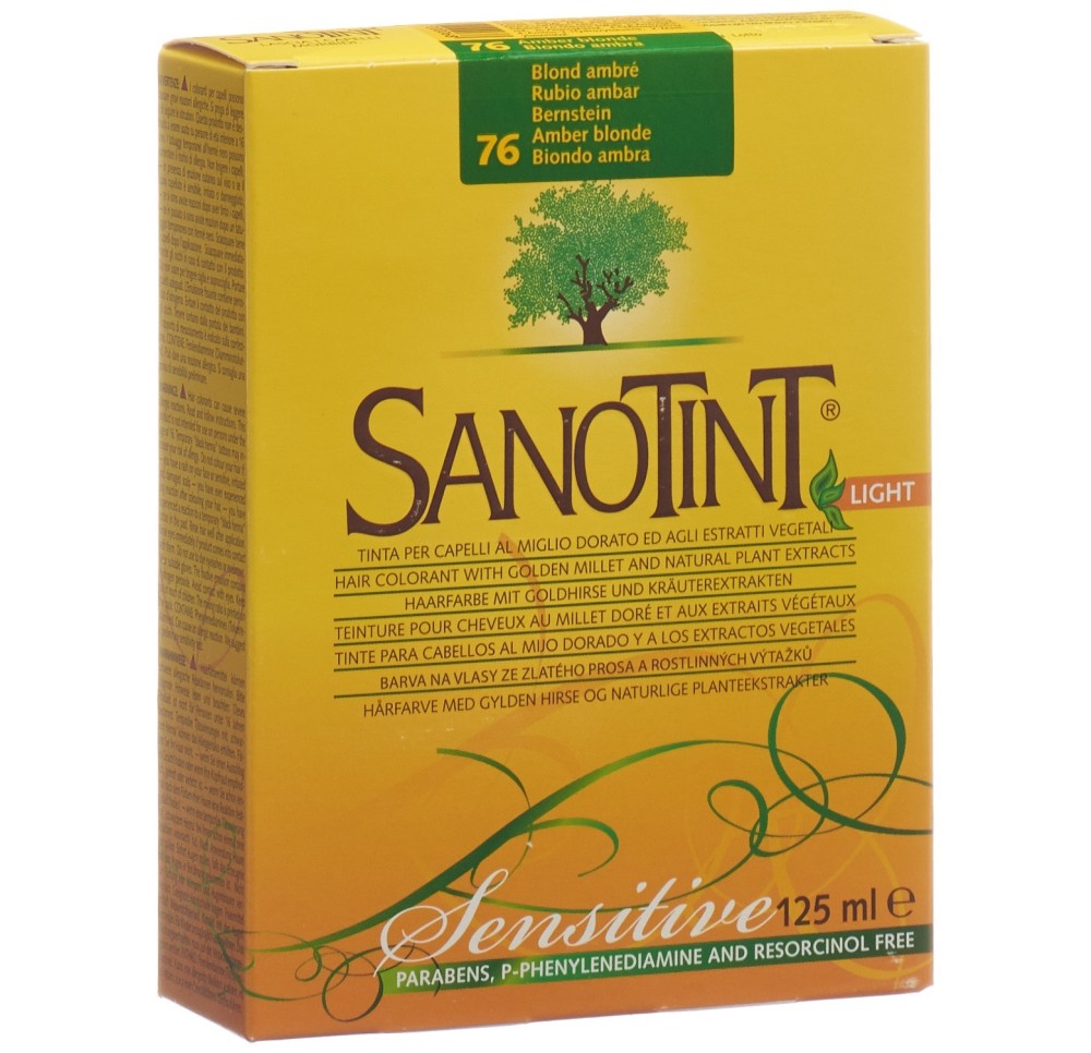 SANOTINT Sensitive teinture 76 blond ambre SANOTINT Sensitive teinture 76 blond ambre
