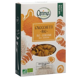 OPTIMYS Gnocchetti Riz Curcuma Bio sach 250 g