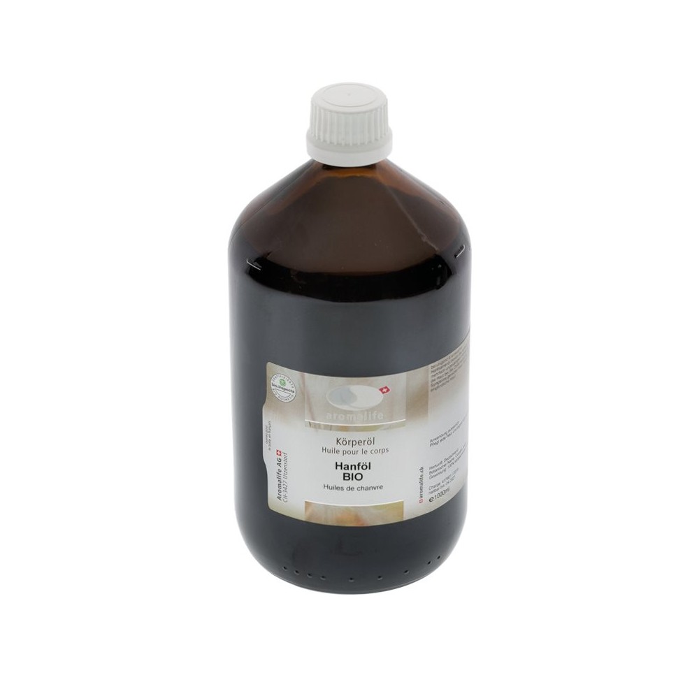 AROMALIFE Hanföl Körperöl BIO fl 1 lt