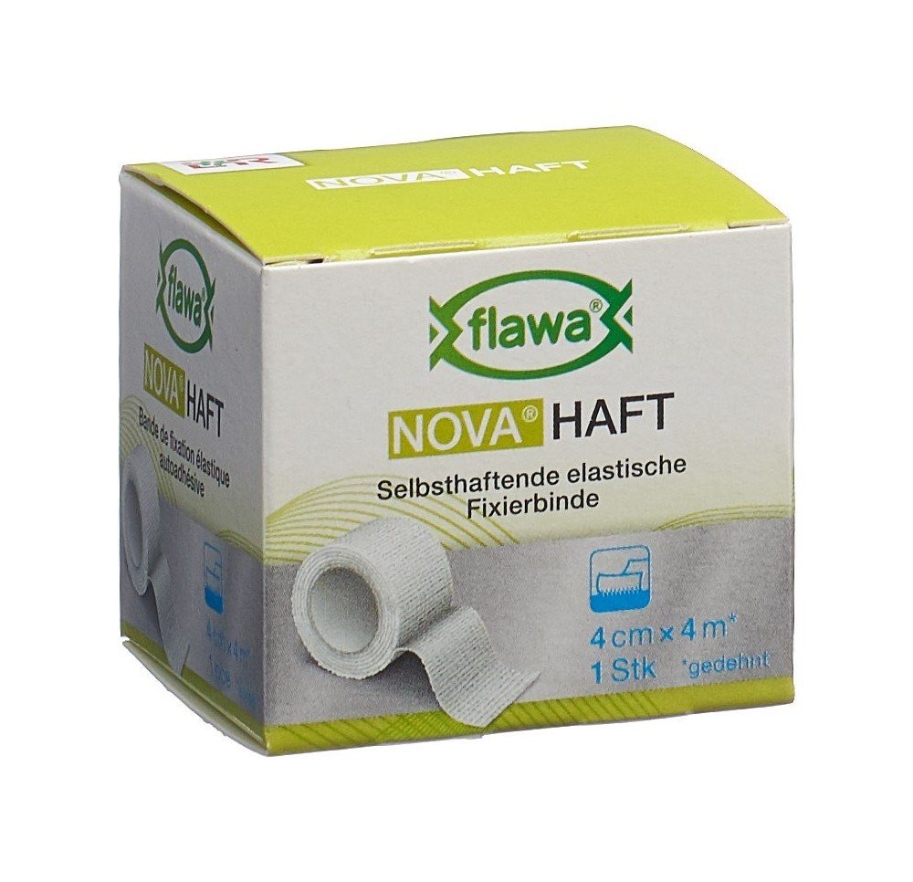 FLAWA NOVA Haft bande gaze cohésive 4cmx4m FLAWA NOVA Haft bande gaze cohésive 4cmx4m