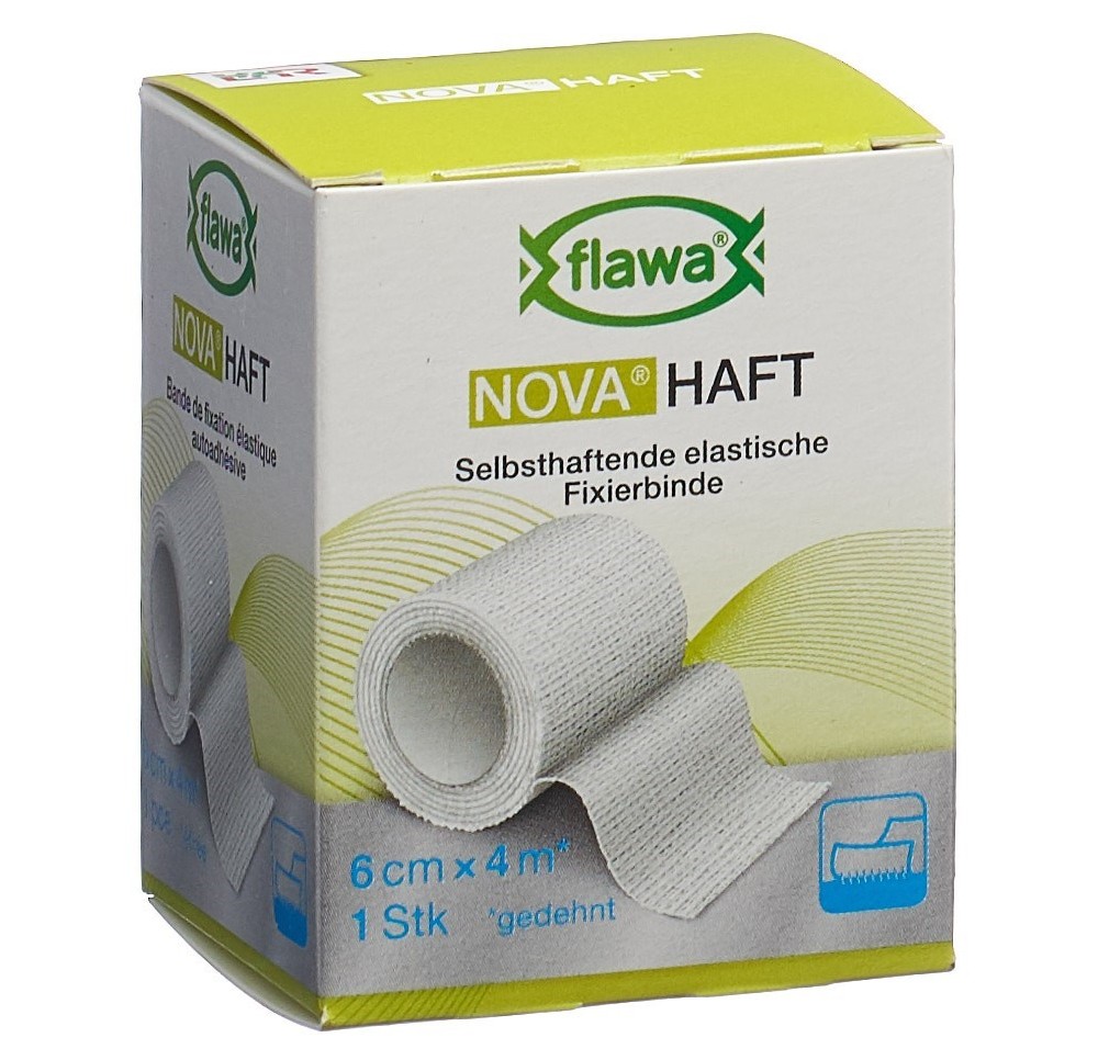 FLAWA NOVA Haft bande gaze cohésive 6cmx4m FLAWA NOVA Haft bande gaze cohésive 6cmx4m