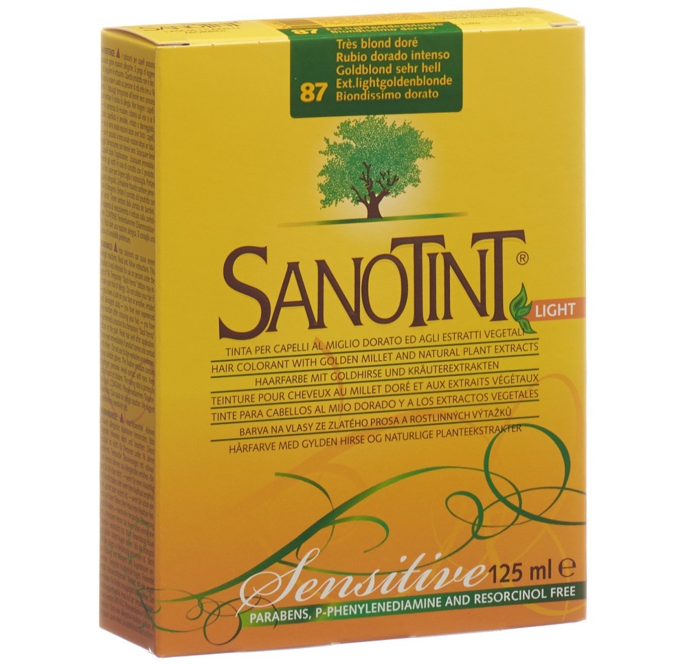 SANOTINT Sensitive teinture 87 très blond doré SANOTINT Sensitive teinture 87 très blond doré
