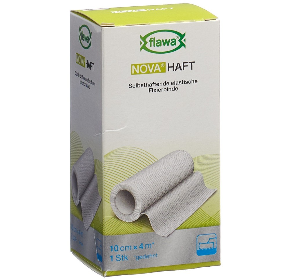 FLAWA NOVA Haft bande gaze cohésive 10cmx4m FLAWA NOVA Haft bande gaze cohésive 10cmx4m