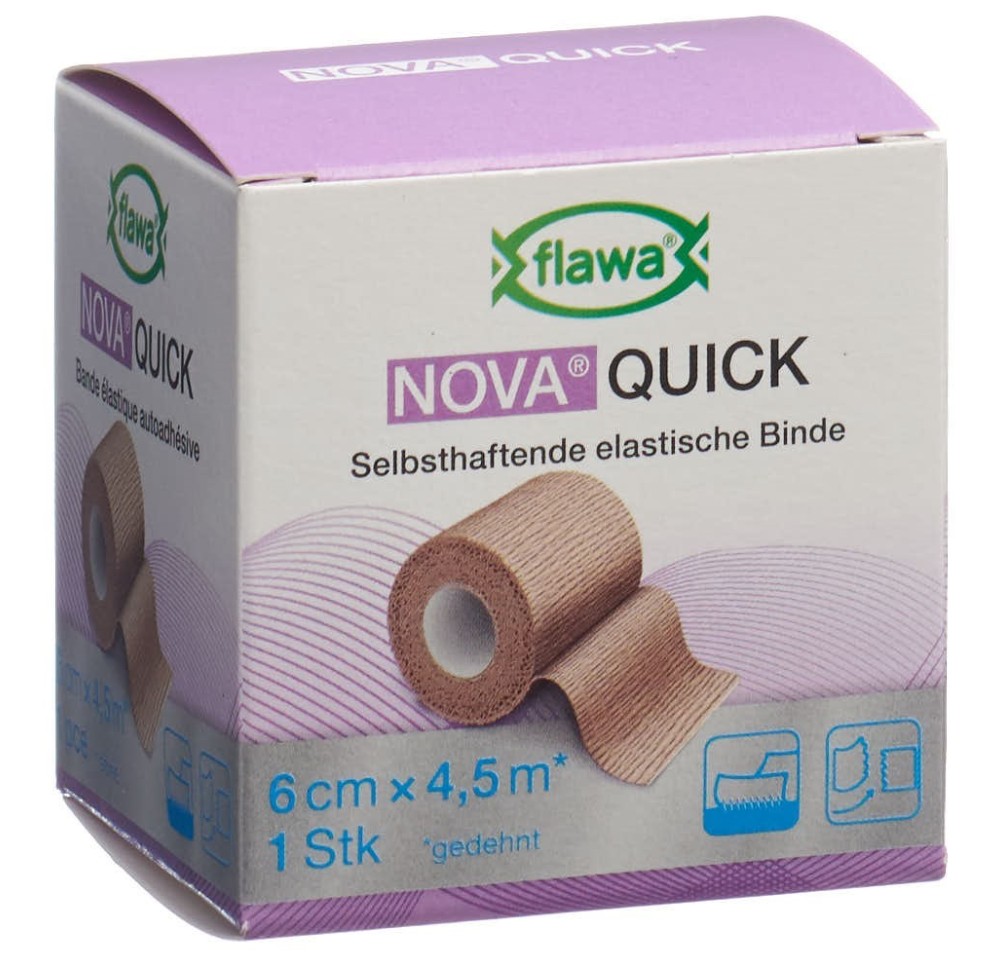 FLAWA NOVA Quick bande au cohé 6cmx4.5m ch FLAWA NOVA Quick bande au cohé 6cmx4.5m ch