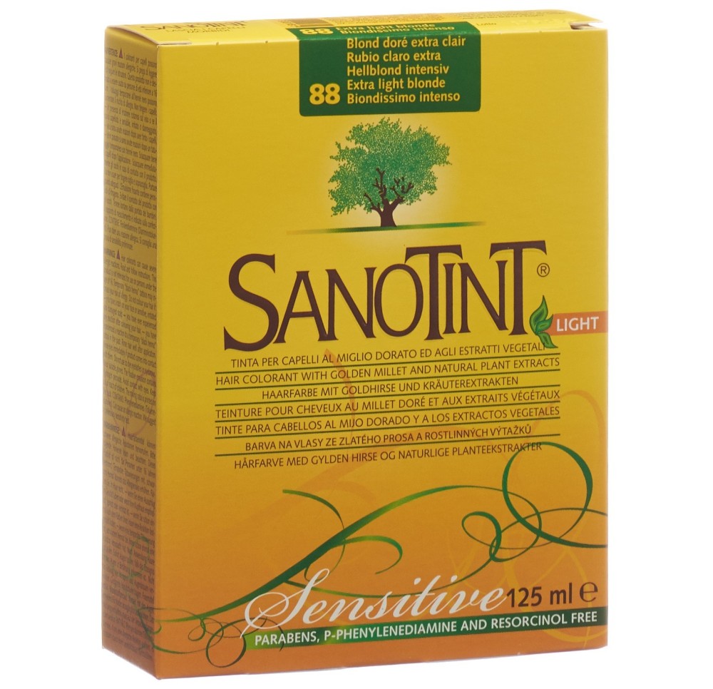 SANOTINT Sensitive teinture 88 blond extra clair SANOTINT Sensitive teinture 88 blond extra clair