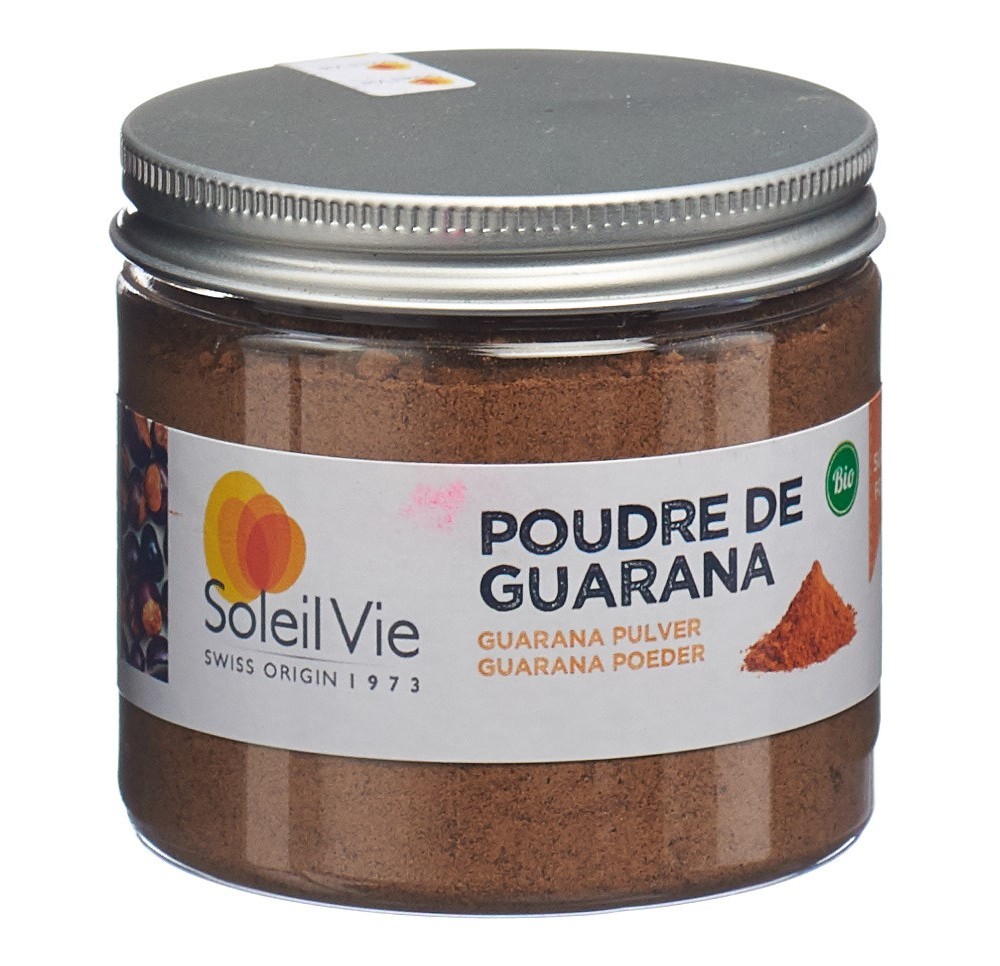 SOLEIL VIE poudre de guarana bio bte 120 g SOLEIL VIE poudre de guarana bio bte 120 g