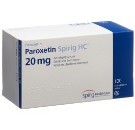 PAROXETINE Spirig HC cpr pell 20 mg 100 pce