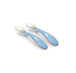 NUVITA cuillères en silicone bleu 2 pce