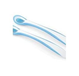 NUVITA cuillères thermosensibles bleu 2 pce