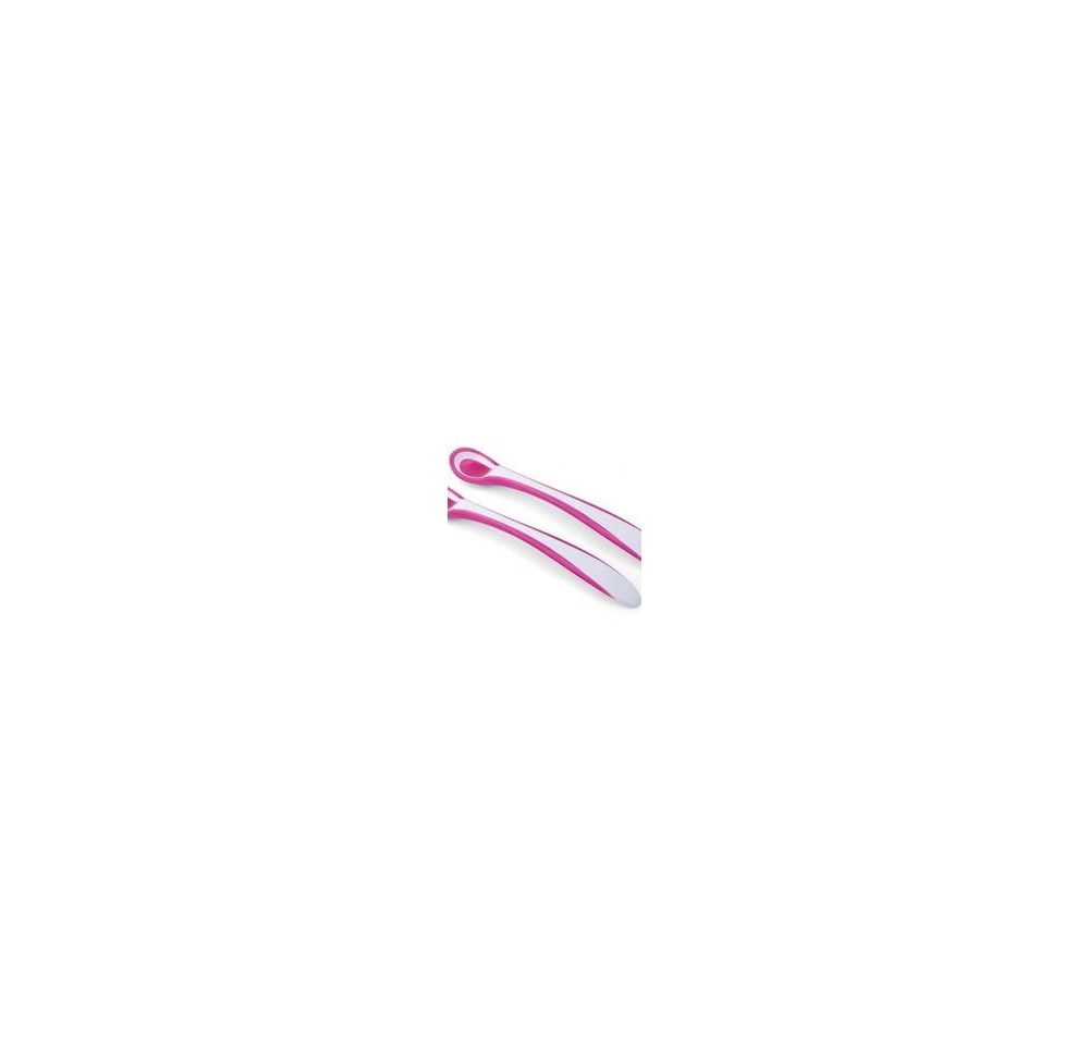 NUVITA cuillères thermosensibles rose 2 pce