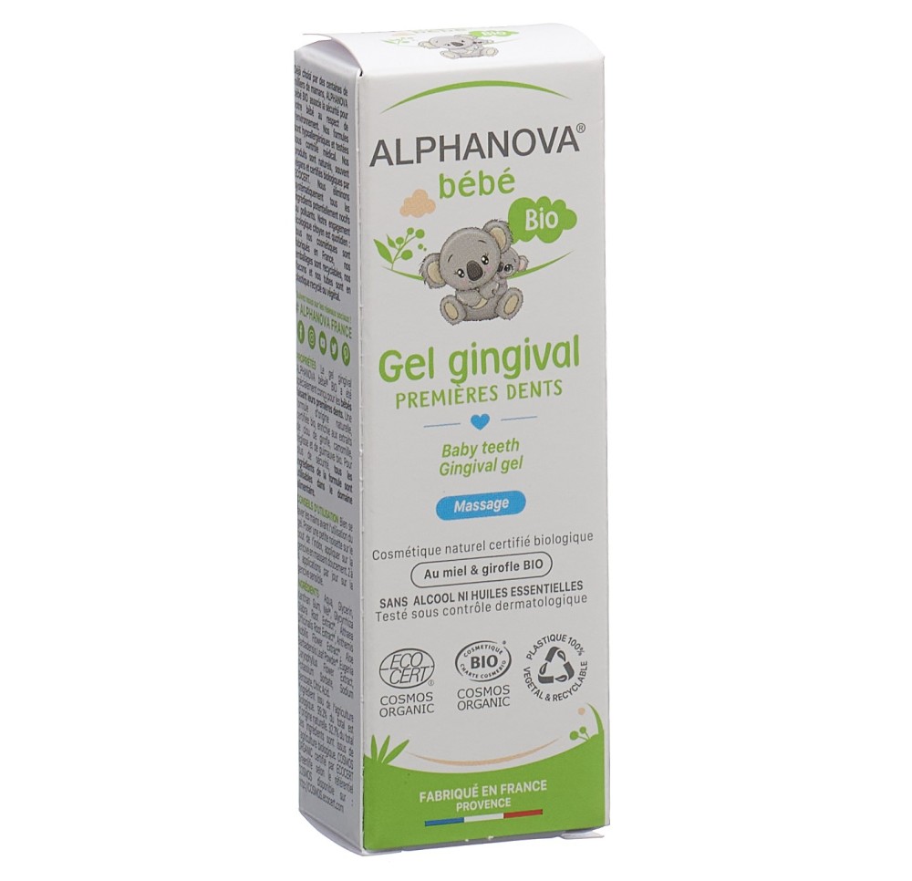ALPHANOVA BB gel gingival 1ère dents bio 20 ml ALPHANOVA BB gel gingival 1ère dents bio 20 ml