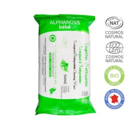 ALPHANOVA BB lingettes nett huile olive 60 pce