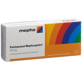 PANTOPRAZOL Mepha gastro cpr pell 20 mg 7 pce