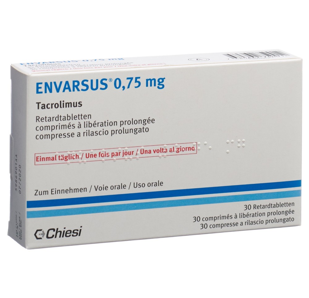 ENVARSUS cpr ret 0.75 mg 30 pce ENVARSUS cpr ret 0.75 mg 30 pce