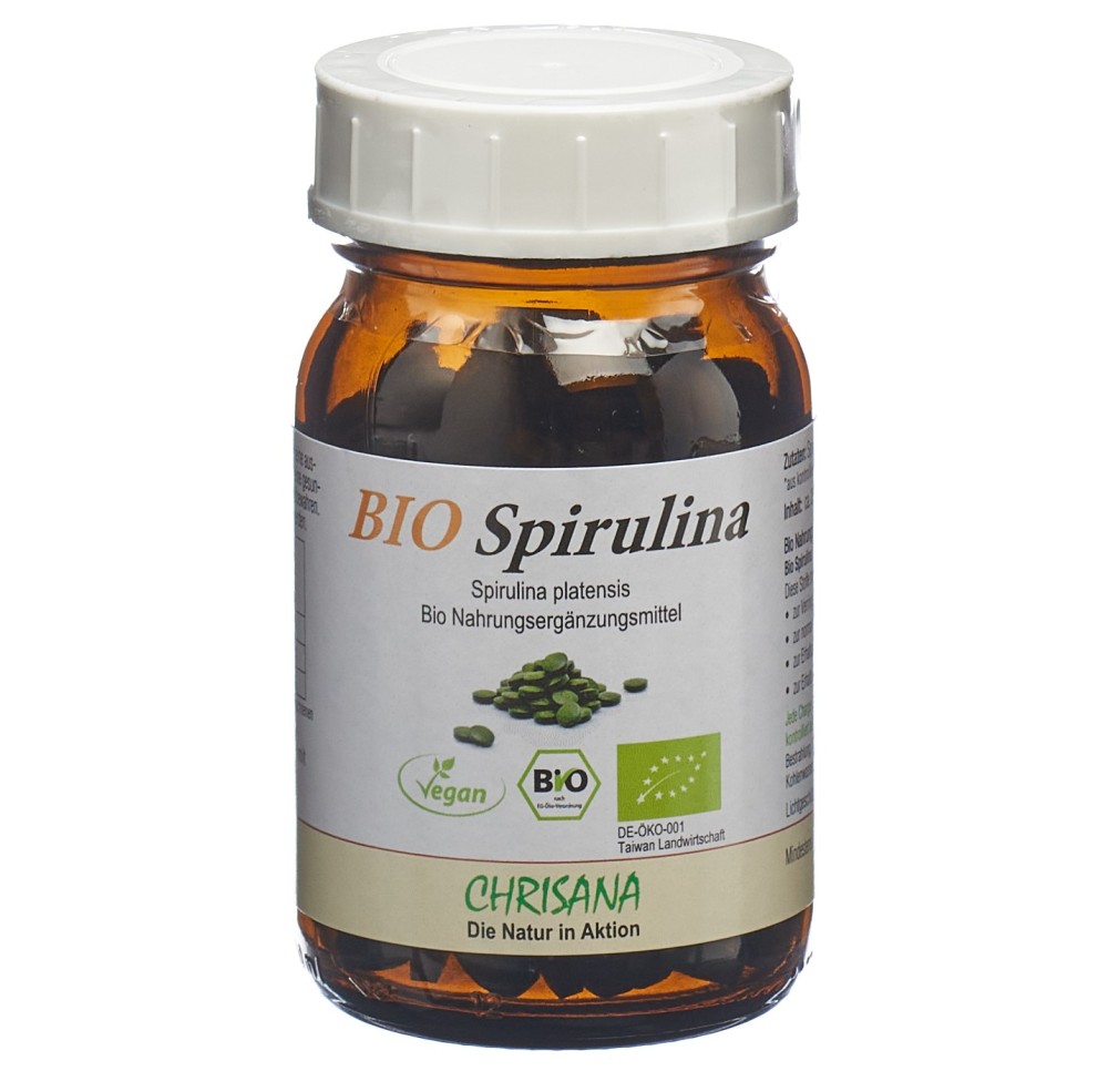 CHRISANA Bio Spirulina cpr verre 250 pce CHRISANA Bio Spirulina cpr verre 250 pce