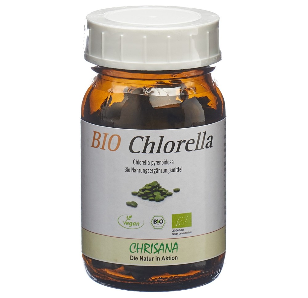 CHRISANA Bio Chlorella cpr verre 250 pce CHRISANA Bio Chlorella cpr verre 250 pce