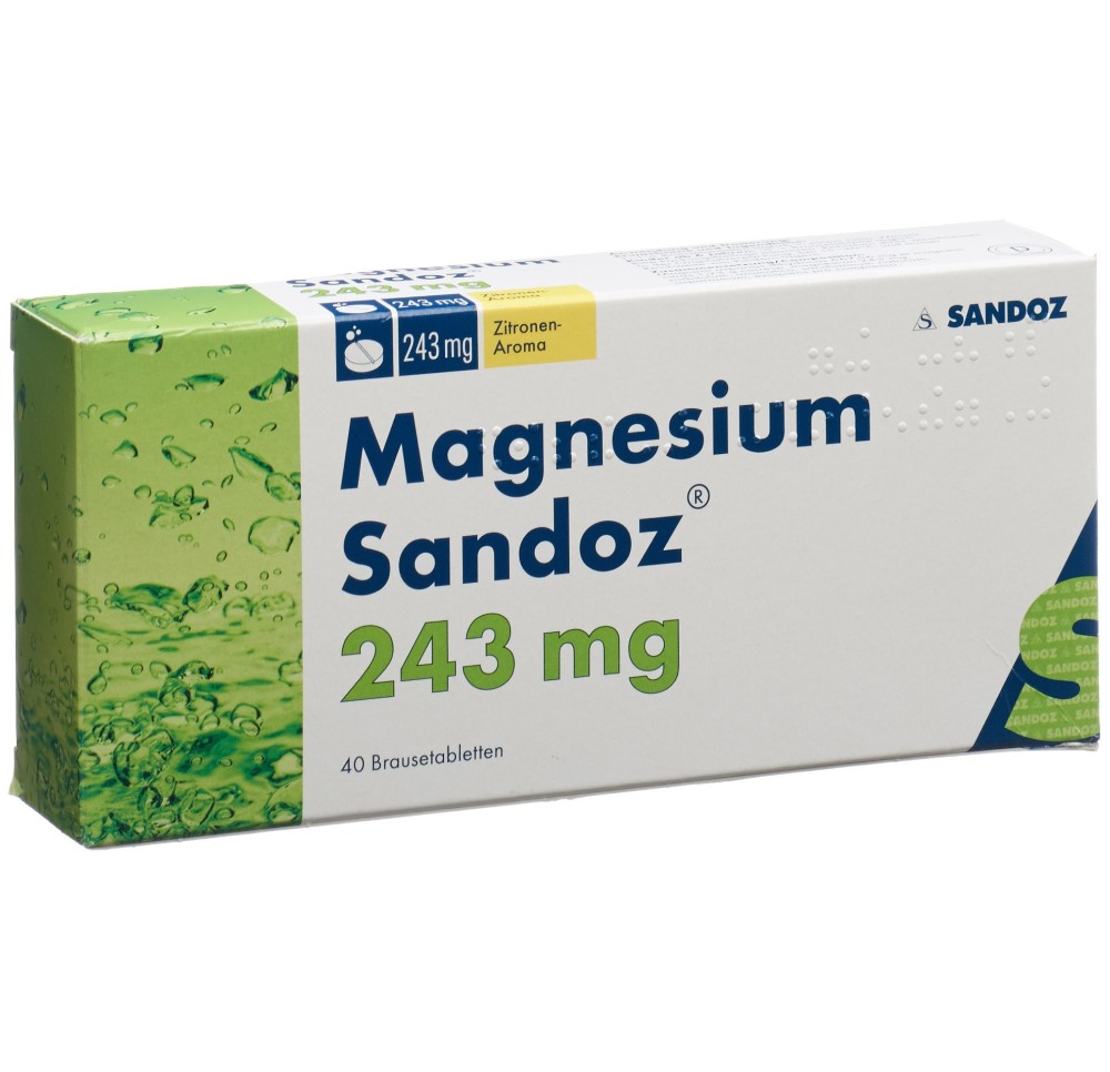 MAGNESIUM Sandoz cpr eff 40 pce