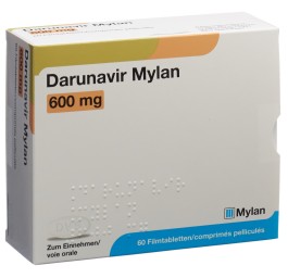 DARUNAVIR Mylan cpr pell 600 mg 60 pce