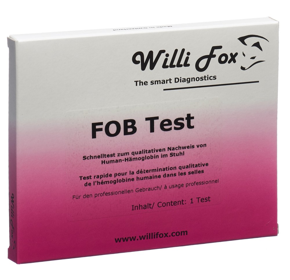 WILLI FOX test FOB (sang occul dans selles)