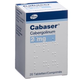 CABASER cpr 2 mg fl 20 pce
