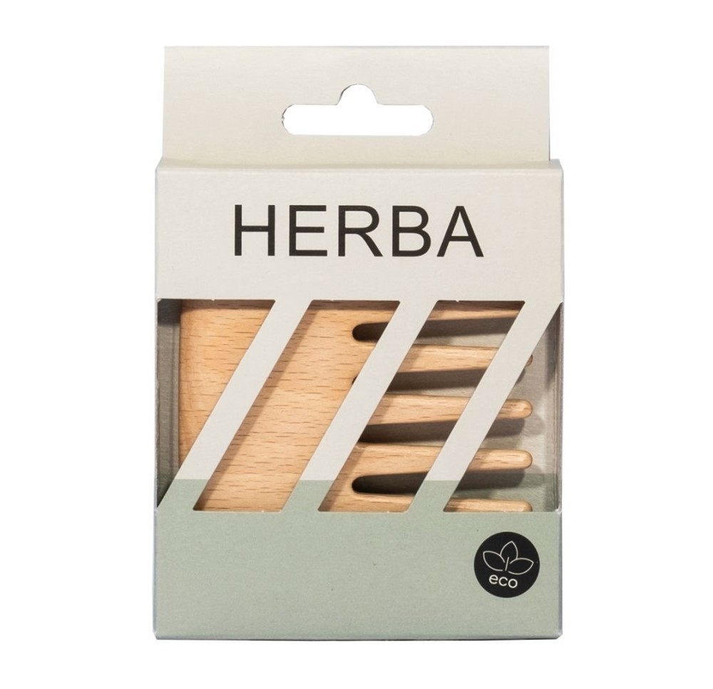 HERBA peigne de poche bois de hêtre