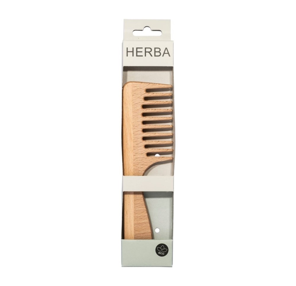 HERBA peigne à manche bois hêtre