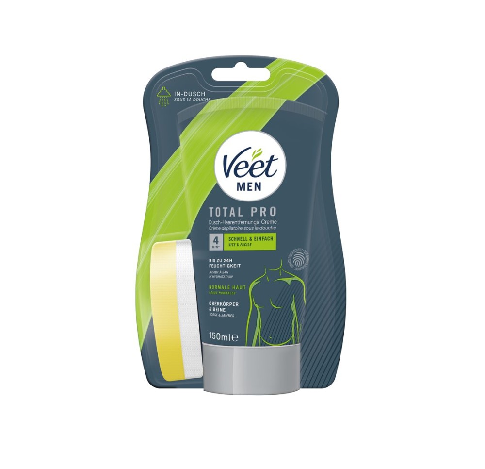 VEET FOR MEN crème dépilatoire sous douche 150 ml