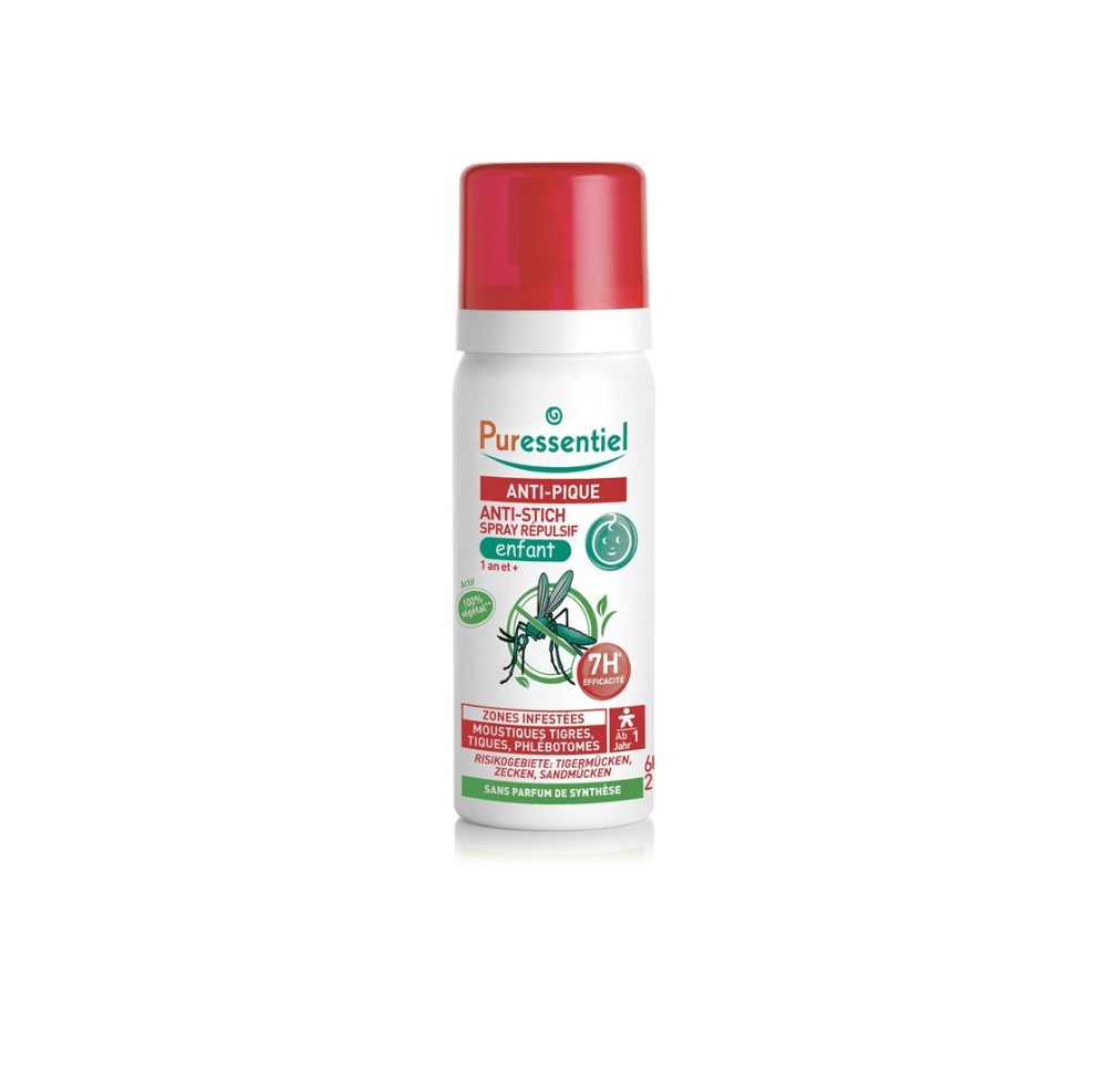 PURESSENTIEL spray anti-pique enfant 60 ml PURESSENTIEL spray anti-pique enfant 60 ml