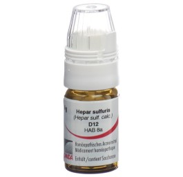 OMIDA hepar sulfuris glob 12 D doseur 4 g