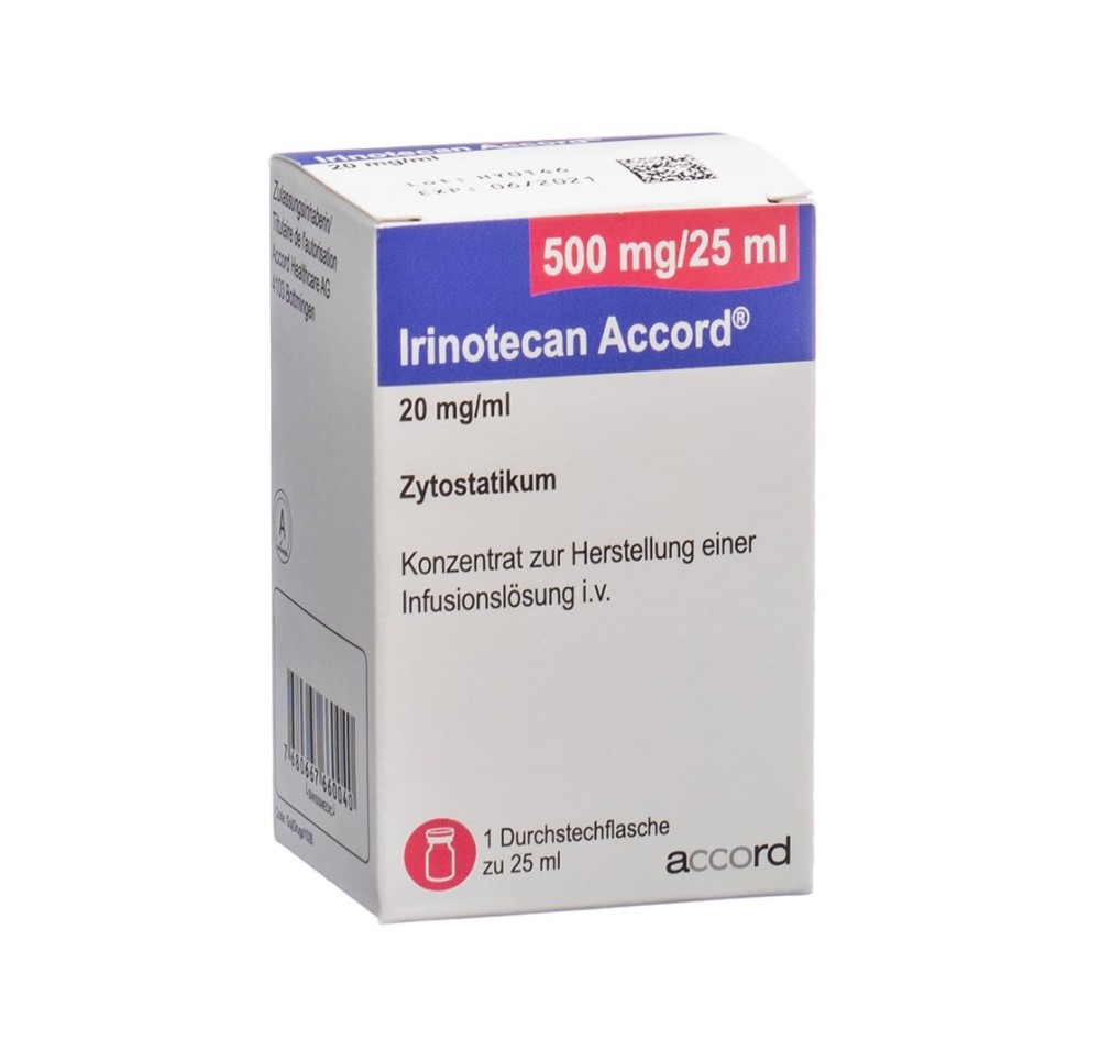 IRINOTECAN Accord 500 mg/25ml flac 25 ml IRINOTECAN Accord 500 mg/25ml flac 25 ml