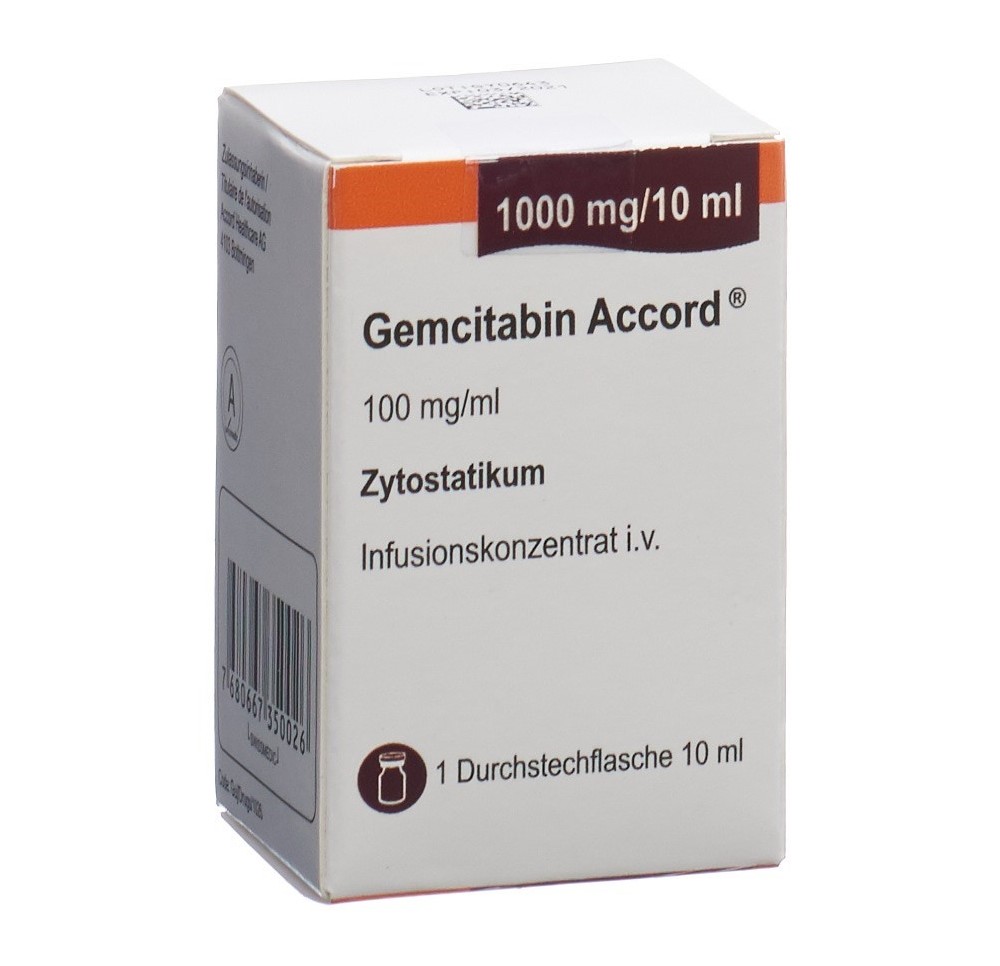 GEMCITABIN Accord 1000 mg/10ml flac GEMCITABIN Accord 1000 mg/10ml flac