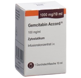 GEMCITABIN Accord 1000 mg/10ml flac