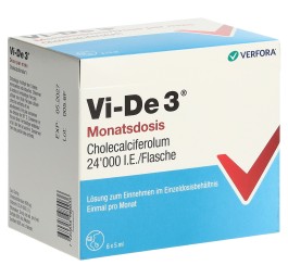 VI-DE 3 dose par mois sol 24000 UI/5ml 6 fl 5 ml