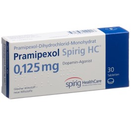 PRAMIPEXOLE Spirig HC cpr 0.125 mg 30 pce