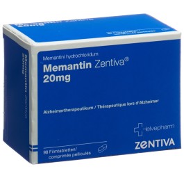 MEMANTIN Zentiva cpr pell 20 mg 98 pce