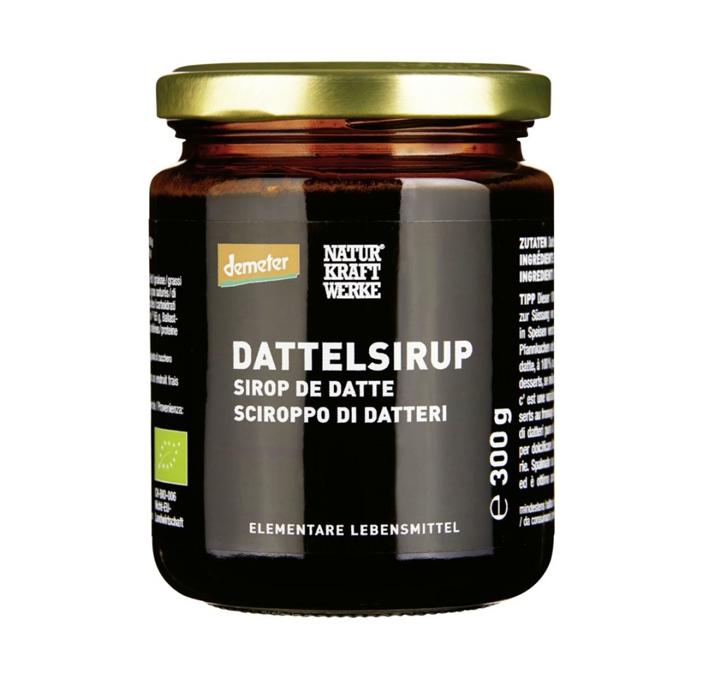NATURKRAFTWERKE Sirop de datte Demeter verre 300 g