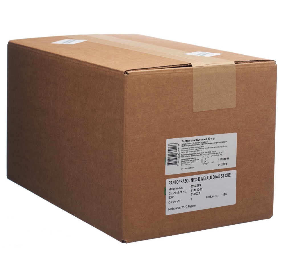 PANTOPRAZOL Nycomed cpr pell 40 mg 30 x 45 pce PANTOPRAZOL Nycomed cpr pell 40 mg 30 x 45 pce