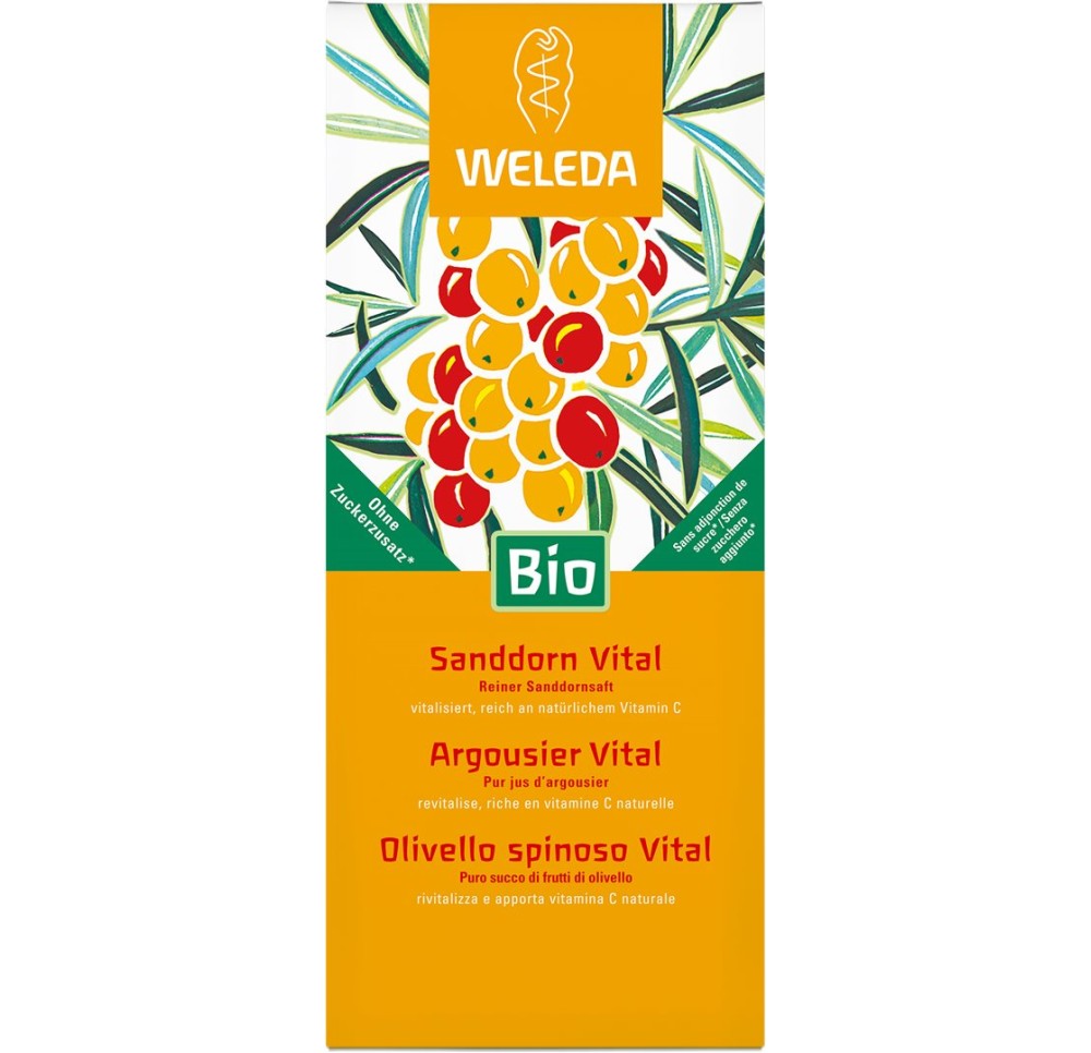 WELEDA jus d'argousier vital fl 250 ml WELEDA jus d'argousier vital fl 250 ml
