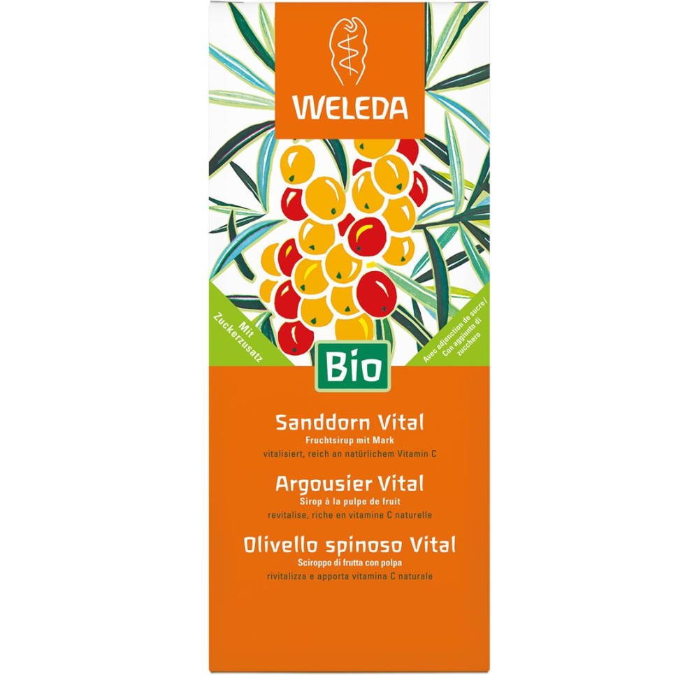 WELEDA sirop d'argousier vital fl 250 ml
