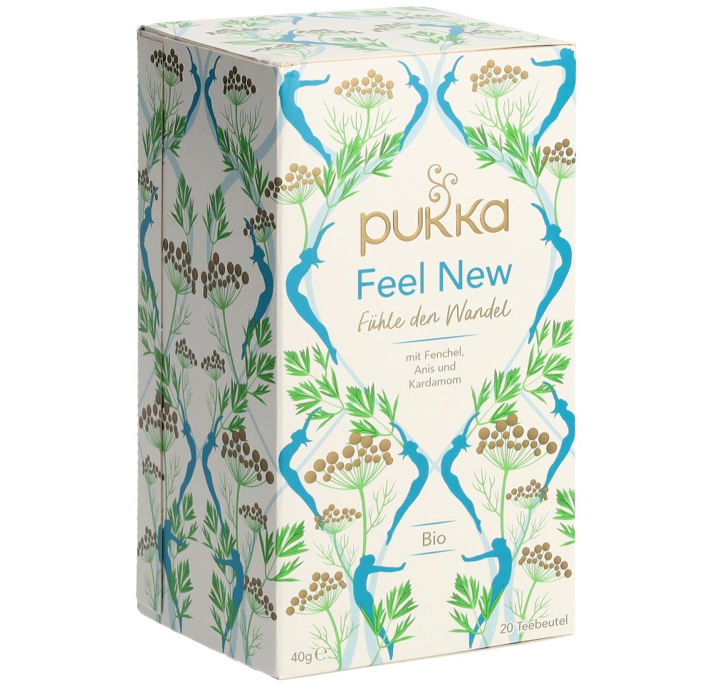 PUKKA Feel New thé bio all sach 20 pce PUKKA Feel New thé bio all sach 20 pce