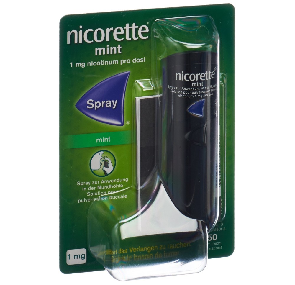 NICORETTE Mint spray 150 dos NICORETTE Mint spray 150 dos