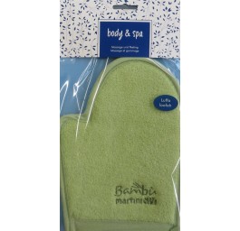 HERBA gant exfoliant loofah et viscose bambou