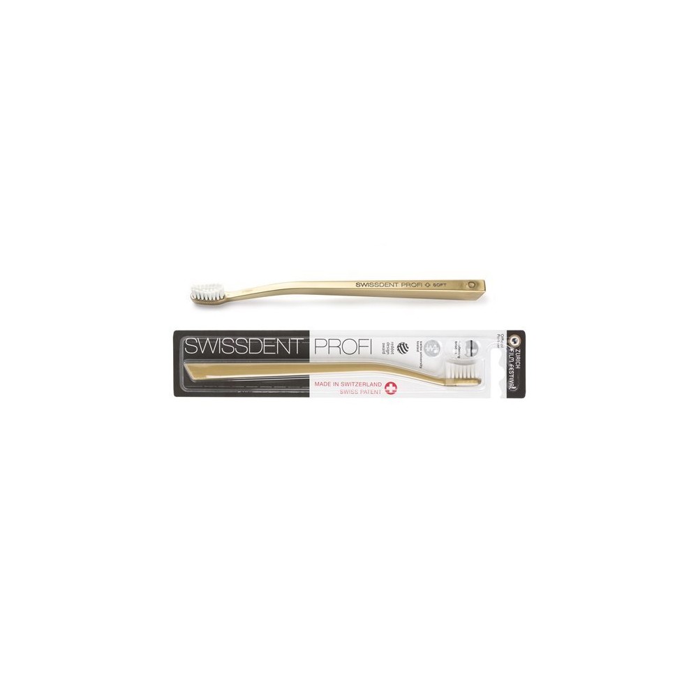 SWISSDENT Whitening brosse à dents gold