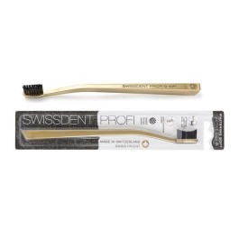 SWISSDENT Whitening brosse à dents charb acti gold