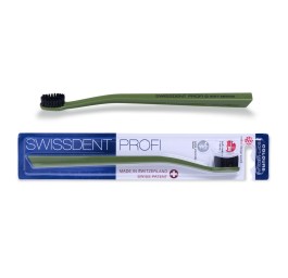 SWISSDENT Colours brosse à dents hunti green/noir