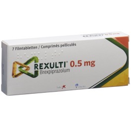 REXULTI cpr pell 0.5 mg 7 pce