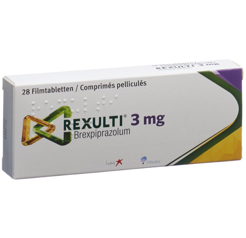 REXULTI cpr pell 3 mg 28 pce REXULTI cpr pell 3 mg 28 pce